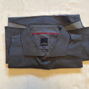 Daniel Hechter non-iron dark blue dress shirt - 2XL